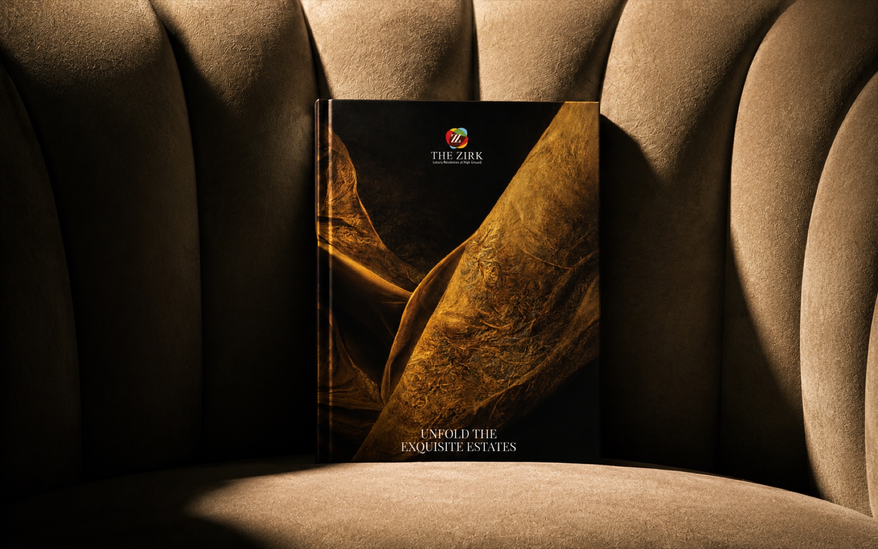 Luxury residence brochure spread